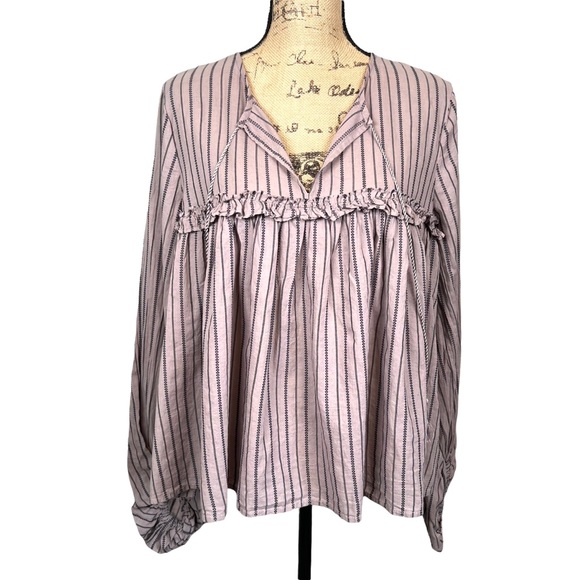 Wild Pearl Tops - Wild Pearl Poet Sleeve Boho Top Small NWT